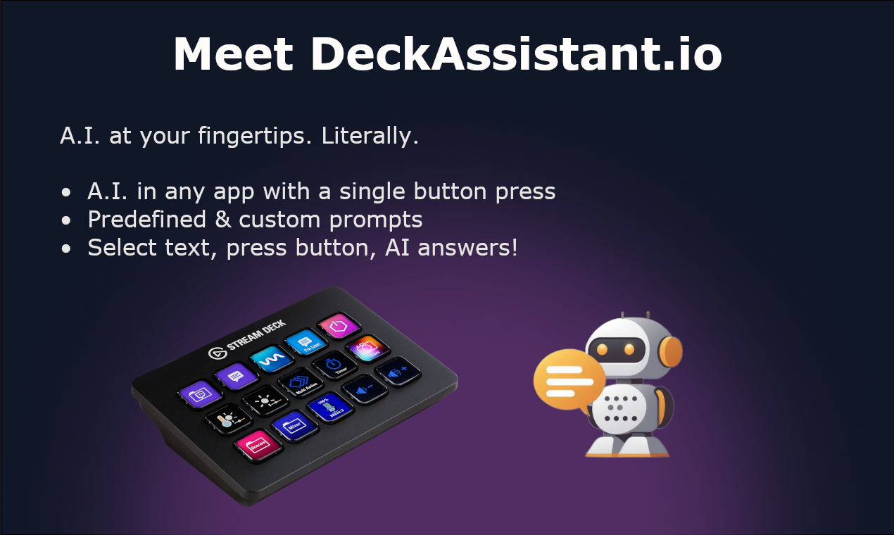 DeckAssistant - AI Assistant for Stream Deck